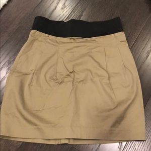 Tan skirt from Armani Exchange